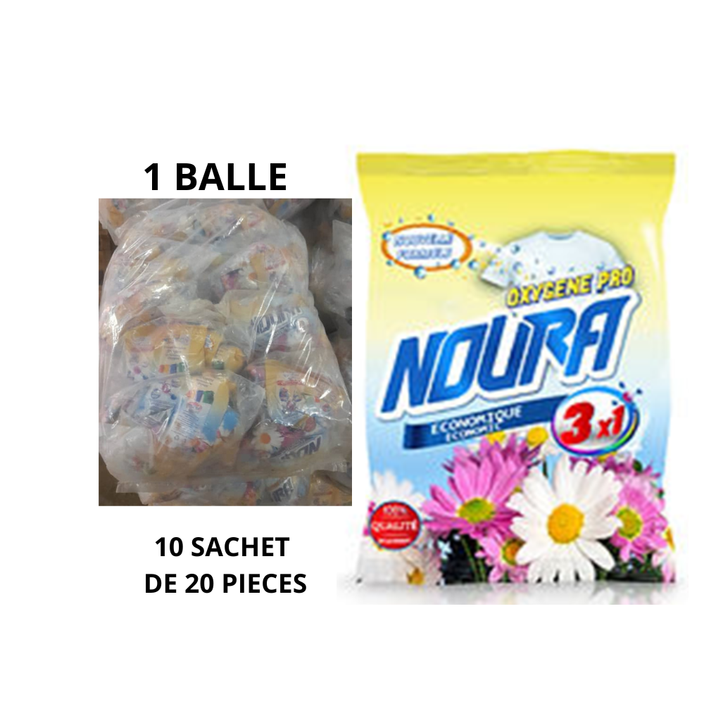 Poudre à Laver Noura Oxygène Pro 3x1 (80gr)