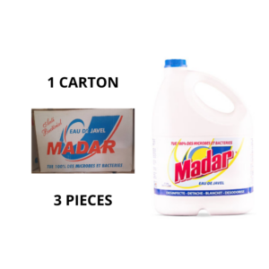Eau de Javel Madar Antibactérienne (Grand Format 5 litre avec Poignée)